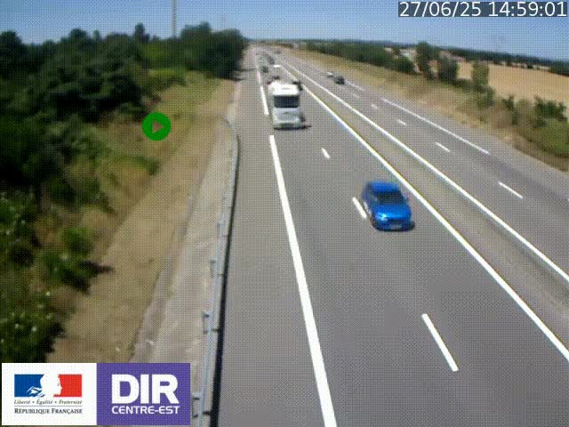 <h2>Webcam sur le contournement de Valence, sur la Nationale 7, à la jonction avec la N532, caméra orientée vers Grenoble</h2>