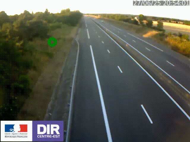 <h2>Webcam sur le contournement de Valence, sur la Nationale 7, à la jonction avec la N532, caméra orientée vers Grenoble</h2>