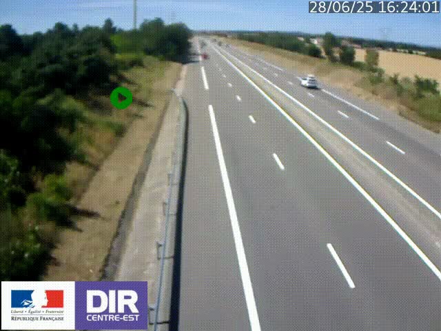 <h2>Webcam sur le contournement de Valence, sur la Nationale 7, à la jonction avec la N532, caméra orientée vers Grenoble</h2>
