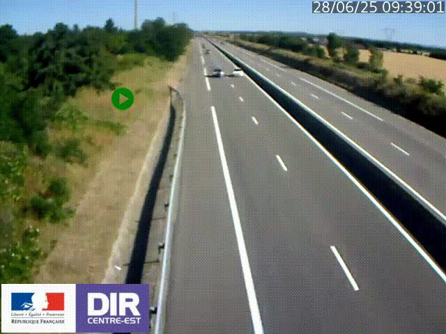 <h2>Webcam sur le contournement de Valence, sur la Nationale 7, à la jonction avec la N532, caméra orientée vers Grenoble</h2>