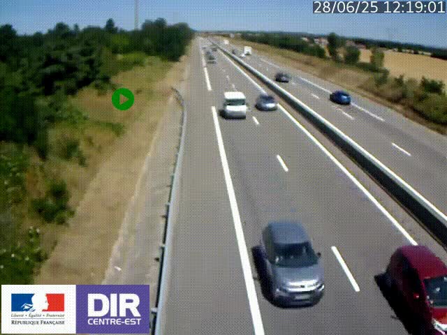 <h2>Webcam sur le contournement de Valence, sur la Nationale 7, à la jonction avec la N532, caméra orientée vers Grenoble</h2>