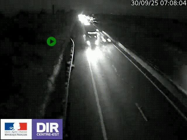 <h2>Webcam sur le contournement de Valence, sur la Nationale 7, à la jonction avec la N532, caméra orientée vers Grenoble</h2>