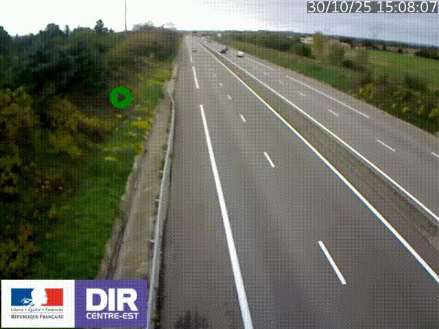 <h2>Webcam sur le contournement de Valence, sur la Nationale 7, à la jonction avec la N532, caméra orientée vers Grenoble</h2>