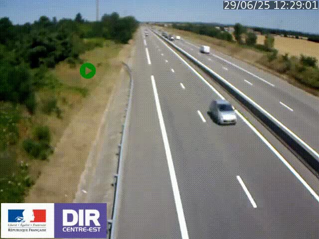 <h2>Webcam sur le contournement de Valence, sur la Nationale 7, à la jonction avec la N532, caméra orientée vers Grenoble</h2>