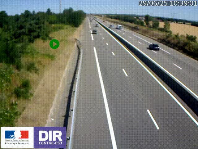 <h2>Webcam sur le contournement de Valence, sur la Nationale 7, à la jonction avec la N532, caméra orientée vers Grenoble</h2>