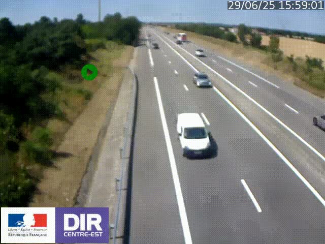 <h2>Webcam sur le contournement de Valence, sur la Nationale 7, à la jonction avec la N532, caméra orientée vers Grenoble</h2>