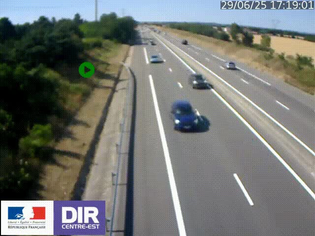 <h2>Webcam sur le contournement de Valence, sur la Nationale 7, à la jonction avec la N532, caméra orientée vers Grenoble</h2>