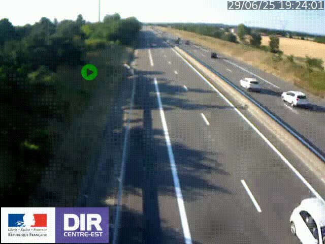 <h2>Webcam sur le contournement de Valence, sur la Nationale 7, à la jonction avec la N532, caméra orientée vers Grenoble</h2>