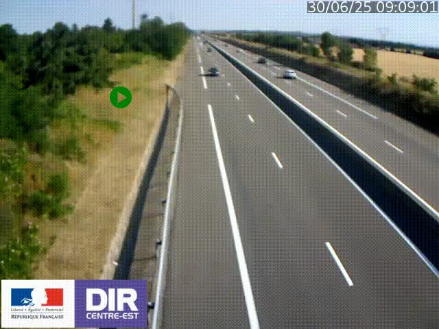 <h2>Webcam sur le contournement de Valence, sur la Nationale 7, à la jonction avec la N532, caméra orientée vers Grenoble</h2>