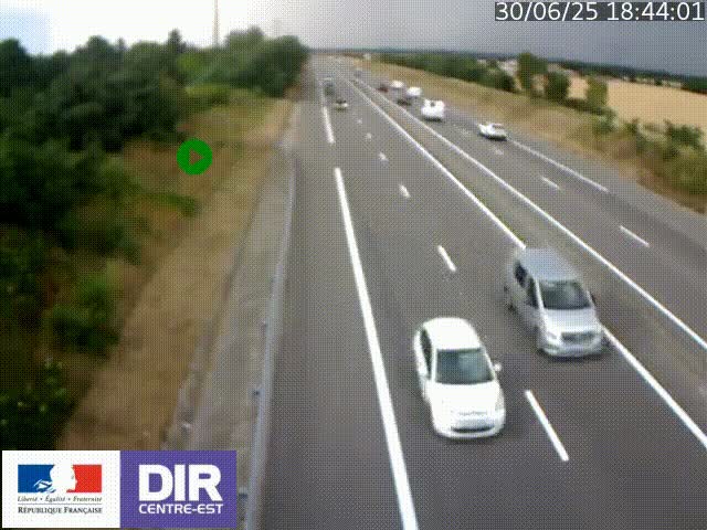 <h2>Webcam sur le contournement de Valence, sur la Nationale 7, à la jonction avec la N532, caméra orientée vers Grenoble</h2>