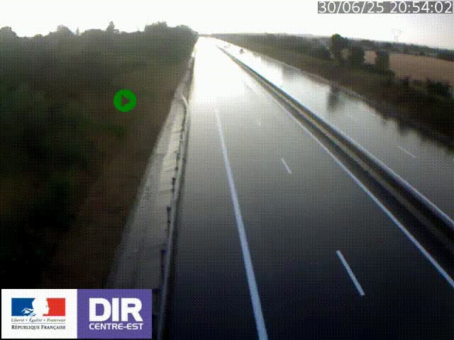 <h2>Webcam sur le contournement de Valence, sur la Nationale 7, à la jonction avec la N532, caméra orientée vers Grenoble</h2>