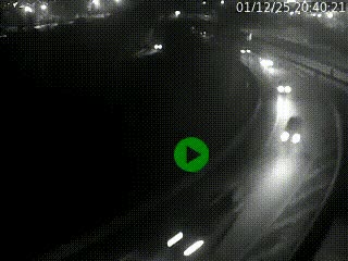 <h2>Caméra autoroute à la jonction entre l'A7 et la D301 (Boulevard urbain Sud de Lyon) à Feyzin, au sud de Lyon. Vue orientée vers Mions</h2>