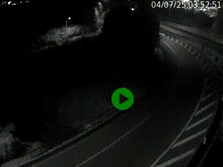Caméra autoroute à la jonction entre l'A7 et la D301 (Boulevard urbain Sud de Lyon) à Feyzin, au sud de Lyon. Vue orientée vers Mions