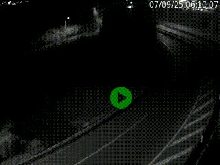 <h2>Caméra autoroute à la jonction entre l'A7 et la D301 (Boulevard urbain Sud de Lyon) à Feyzin, au sud de Lyon. Vue orientée vers Mions</h2>