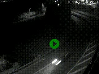 <h2>Caméra autoroute à la jonction entre l'A7 et la D301 (Boulevard urbain Sud de Lyon) à Feyzin, au sud de Lyon. Vue orientée vers Mions</h2>