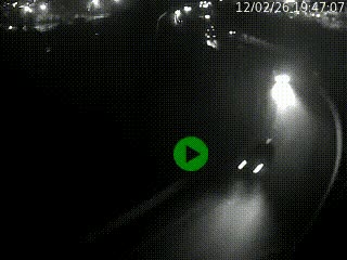 <h2>Caméra autoroute à la jonction entre l'A7 et la D301 (Boulevard urbain Sud de Lyon) à Feyzin, au sud de Lyon. Vue orientée vers Mions</h2>