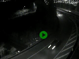 <h2>Caméra autoroute à la jonction entre l'A7 et la D301 (Boulevard urbain Sud de Lyon) à Feyzin, au sud de Lyon. Vue orientée vers Mions</h2>