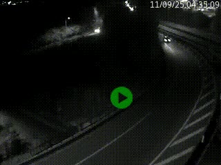 <h2>Caméra autoroute à la jonction entre l'A7 et la D301 (Boulevard urbain Sud de Lyon) à Feyzin, au sud de Lyon. Vue orientée vers Mions</h2>