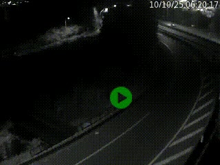 <h2>Caméra autoroute à la jonction entre l'A7 et la D301 (Boulevard urbain Sud de Lyon) à Feyzin, au sud de Lyon. Vue orientée vers Mions</h2>