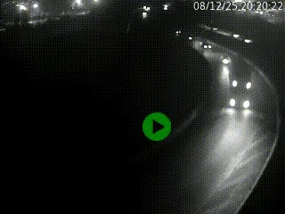 <h2>Caméra autoroute à la jonction entre l'A7 et la D301 (Boulevard urbain Sud de Lyon) à Feyzin, au sud de Lyon. Vue orientée vers Mions</h2>