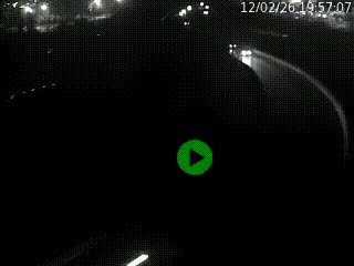 <h2>Caméra autoroute à la jonction entre l'A7 et la D301 (Boulevard urbain Sud de Lyon) à Feyzin, au sud de Lyon. Vue orientée vers Mions</h2>