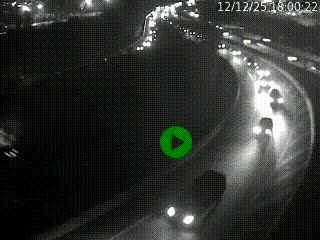 <h2>Caméra autoroute à la jonction entre l'A7 et la D301 (Boulevard urbain Sud de Lyon) à Feyzin, au sud de Lyon. Vue orientée vers Mions</h2>