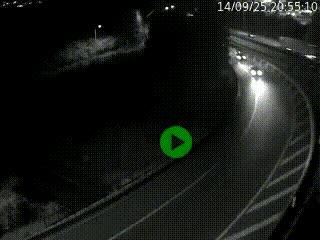 <h2>Caméra autoroute à la jonction entre l'A7 et la D301 (Boulevard urbain Sud de Lyon) à Feyzin, au sud de Lyon. Vue orientée vers Mions</h2>
