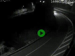 <h2>Caméra autoroute à la jonction entre l'A7 et la D301 (Boulevard urbain Sud de Lyon) à Feyzin, au sud de Lyon. Vue orientée vers Mions</h2>