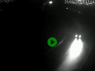 <h2>Caméra autoroute à la jonction entre l'A7 et la D301 (Boulevard urbain Sud de Lyon) à Feyzin, au sud de Lyon. Vue orientée vers Mions</h2>