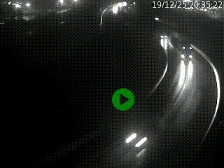 <h2>Caméra autoroute à la jonction entre l'A7 et la D301 (Boulevard urbain Sud de Lyon) à Feyzin, au sud de Lyon. Vue orientée vers Mions</h2>