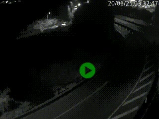 Caméra autoroute à la jonction entre l'A7 et la D301 (Boulevard urbain Sud de Lyon) à Feyzin, au sud de Lyon. Vue orientée vers Mions