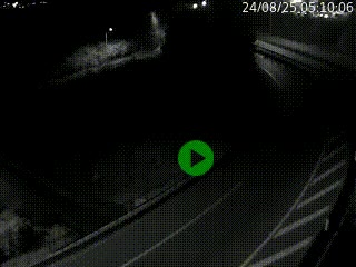 Caméra autoroute à la jonction entre l'A7 et la D301 (Boulevard urbain Sud de Lyon) à Feyzin, au sud de Lyon. Vue orientée vers Mions