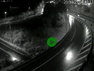 <h2>Caméra autoroute à la jonction entre l'A7 et la D301 (Boulevard urbain Sud de Lyon) à Feyzin, au sud de Lyon. Vue orientée vers Mions</h2>
