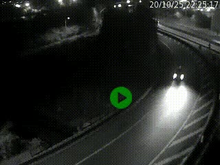 <h2>Caméra autoroute à la jonction entre l'A7 et la D301 (Boulevard urbain Sud de Lyon) à Feyzin, au sud de Lyon. Vue orientée vers Mions</h2>