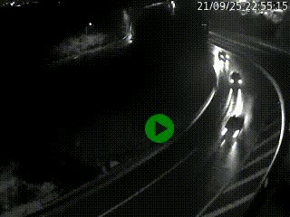 <h2>Caméra autoroute à la jonction entre l'A7 et la D301 (Boulevard urbain Sud de Lyon) à Feyzin, au sud de Lyon. Vue orientée vers Mions</h2>