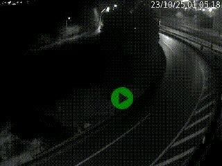 <h2>Caméra autoroute à la jonction entre l'A7 et la D301 (Boulevard urbain Sud de Lyon) à Feyzin, au sud de Lyon. Vue orientée vers Mions</h2>