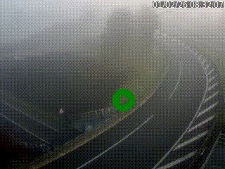 <h2>Caméra autoroute à la jonction entre l'A7 et la D301 (Boulevard urbain Sud de Lyon) à Feyzin, au sud de Lyon. Vue orientée vers Mions</h2>