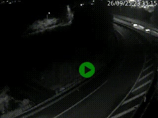 <h2>Caméra autoroute à la jonction entre l'A7 et la D301 (Boulevard urbain Sud de Lyon) à Feyzin, au sud de Lyon. Vue orientée vers Mions</h2>