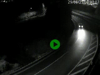 <h2>Caméra autoroute à la jonction entre l'A7 et la D301 (Boulevard urbain Sud de Lyon) à Feyzin, au sud de Lyon. Vue orientée vers Mions</h2>