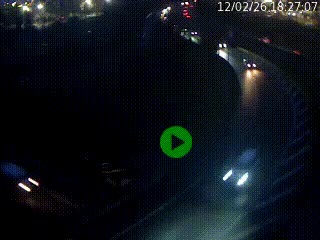 <h2>Caméra autoroute à la jonction entre l'A7 et la D301 (Boulevard urbain Sud de Lyon) à Feyzin, au sud de Lyon. Vue orientée vers Mions</h2>