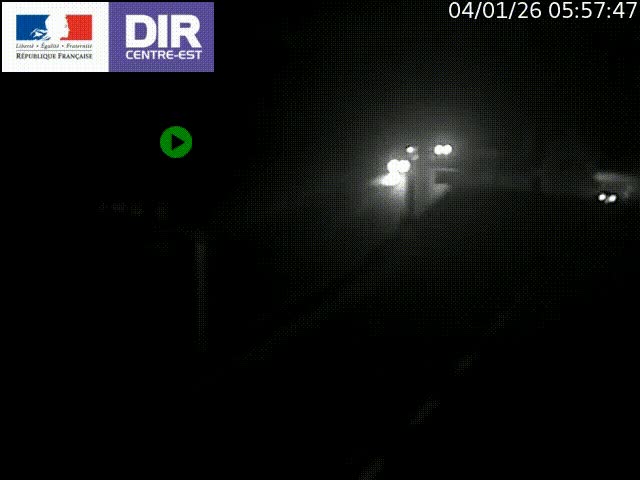 <h2>Caméra de circulation routière sur le boulevard périphérique Laurent Bonnevay de Lyon (D383) à hauteur de Bron, avant la jonction avec l'A43. Vue orientée vers l'échangeur</h2>