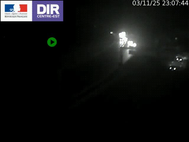 <h2>Caméra de circulation routière sur le boulevard périphérique Laurent Bonnevay de Lyon (D383) à hauteur de Bron, avant la jonction avec l'A43. Vue orientée vers l'échangeur</h2>