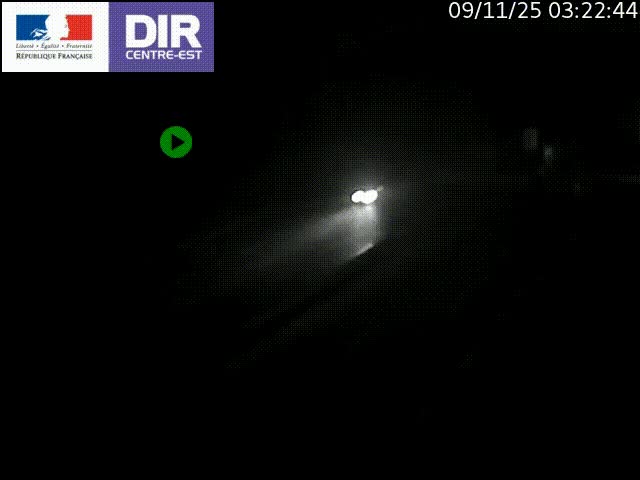 <h2>Caméra de circulation routière sur le boulevard périphérique Laurent Bonnevay de Lyon (D383) à hauteur de Bron, avant la jonction avec l'A43. Vue orientée vers l'échangeur</h2>