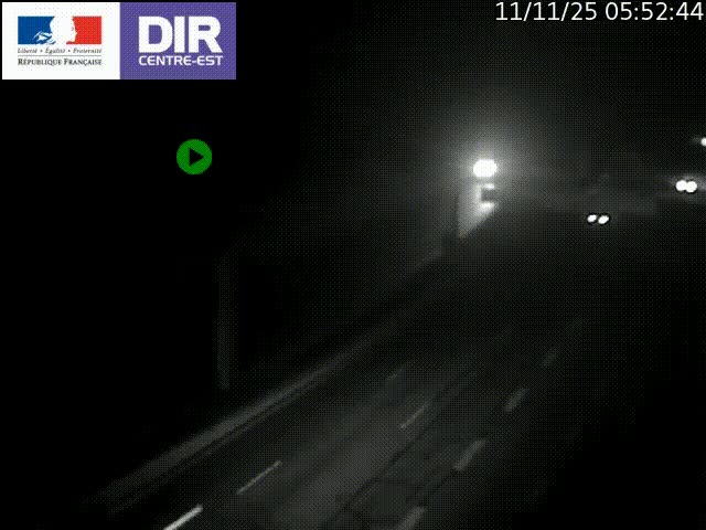 <h2>Caméra de circulation routière sur le boulevard périphérique Laurent Bonnevay de Lyon (D383) à hauteur de Bron, avant la jonction avec l'A43. Vue orientée vers l'échangeur</h2>