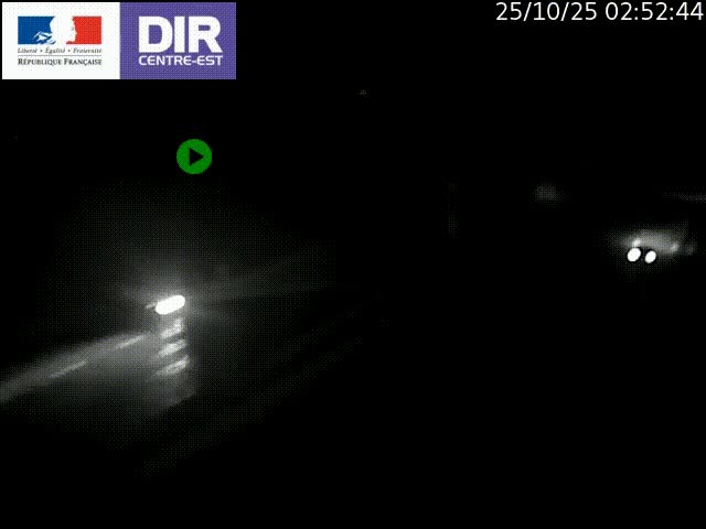 <h2>Caméra de circulation routière sur le boulevard périphérique Laurent Bonnevay de Lyon (D383) à hauteur de Bron, avant la jonction avec l'A43. Vue orientée vers l'échangeur</h2>