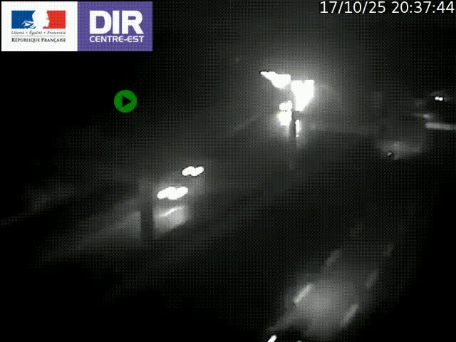 <h2>Caméra de circulation routière sur le boulevard périphérique Laurent Bonnevay de Lyon (D383) à hauteur de Bron, avant la jonction avec l'A43. Vue orientée vers l'échangeur</h2>