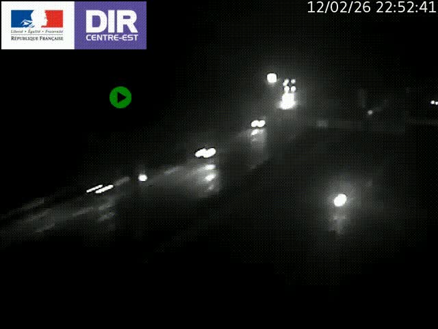 <h2>Caméra de circulation routière sur le boulevard périphérique Laurent Bonnevay de Lyon (D383) à hauteur de Bron, avant la jonction avec l'A43. Vue orientée vers l'échangeur</h2>