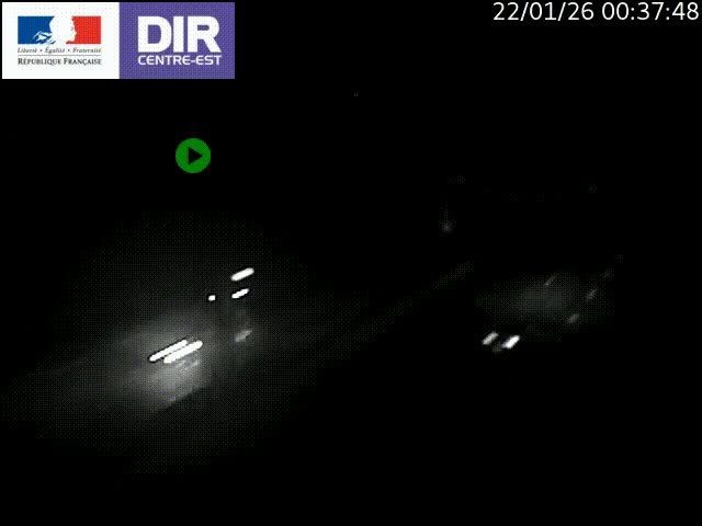 <h2>Caméra de circulation routière sur le boulevard périphérique Laurent Bonnevay de Lyon (D383) à hauteur de Bron, avant la jonction avec l'A43. Vue orientée vers l'échangeur</h2>