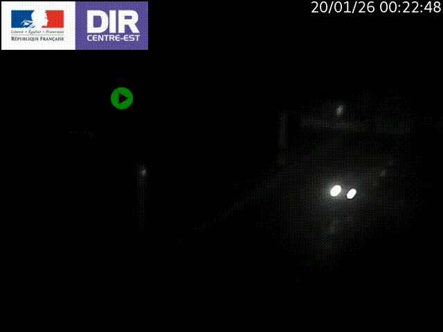 <h2>Caméra de circulation routière sur le boulevard périphérique Laurent Bonnevay de Lyon (D383) à hauteur de Bron, avant la jonction avec l'A43. Vue orientée vers l'échangeur</h2>