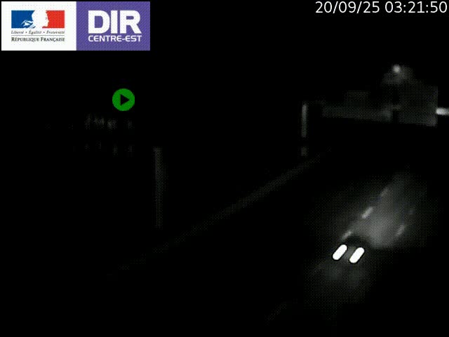 <h2>Caméra de circulation routière sur le boulevard périphérique Laurent Bonnevay de Lyon (D383) à hauteur de Bron, avant la jonction avec l'A43. Vue orientée vers l'échangeur</h2>